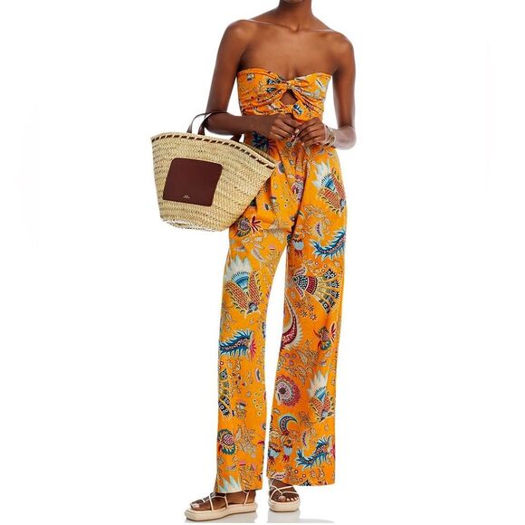 Charina Sarte Talaia Ribbon Strapless Jumpsuit, NWT, Size L - Picture 3 of 16